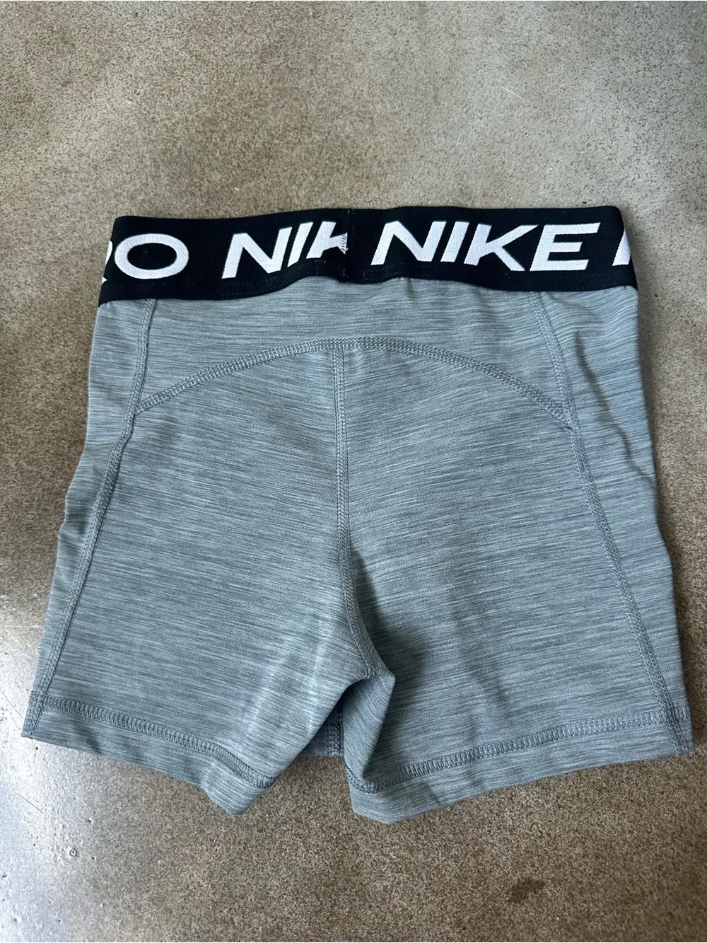 Nike Pro Grey and Black Spandex